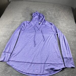 AxByCzD Performance Hooded Shirt Mens XL Purple Long Sleeve